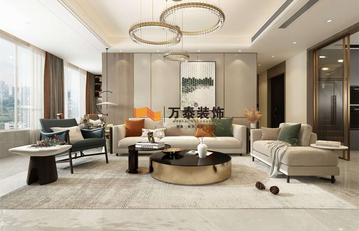 市中區(qū)中南樾府171㎡頂躍簡(jiǎn)約輕奢風(fēng)格裝修案例