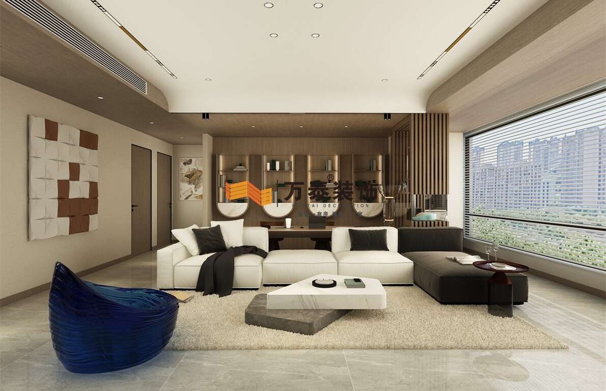 歷下區(qū)國(guó)譽(yù)府150㎡現(xiàn)代風(fēng)格裝修案例