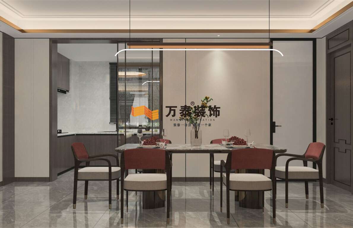 章丘區(qū)國(guó)悅?cè)鸶?00㎡復(fù)式新中式風(fēng)格裝修案例